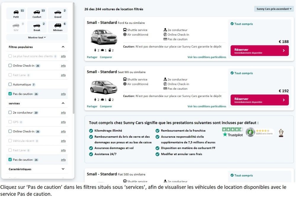 ② Shampouineuse en location (sans caution) — Voitures sans permis